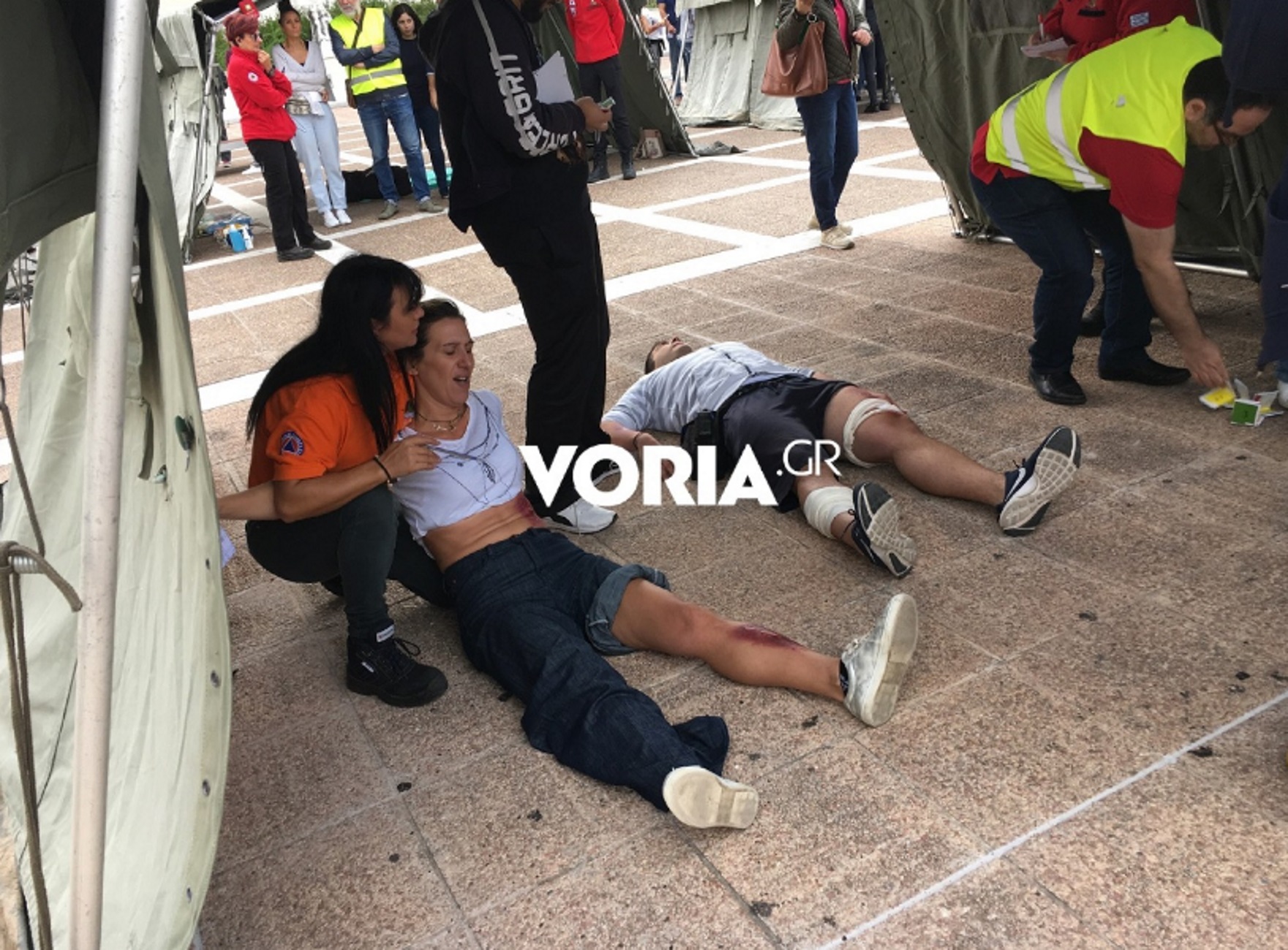 Θεσσαλονίκη: Εντυπωσιακή άσκηση μετά από “τρομοκρατικό χτύπημα” στη Μόνη Λαζαριστών – Οι εικόνες που καθήλωσαν περαστικούς – video