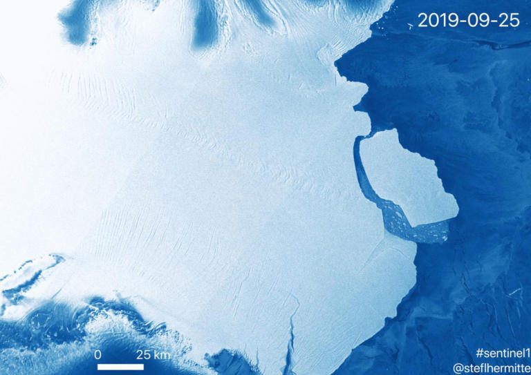 Τρόμος! Παγόβουνο όσο 15 φορές το Παρίσι (!) αποκολλήθηκε από την Ανταρκτική