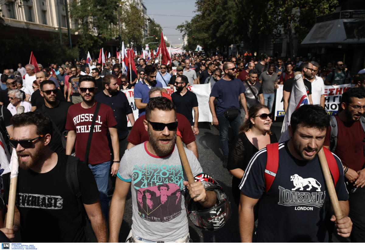 Απεργία 2 Οκτωβρίου: Όλα όσα έγιναν στις πορείες ΠΑΜΕ και ΓΣΕΕ – ΑΔΕΔΥ