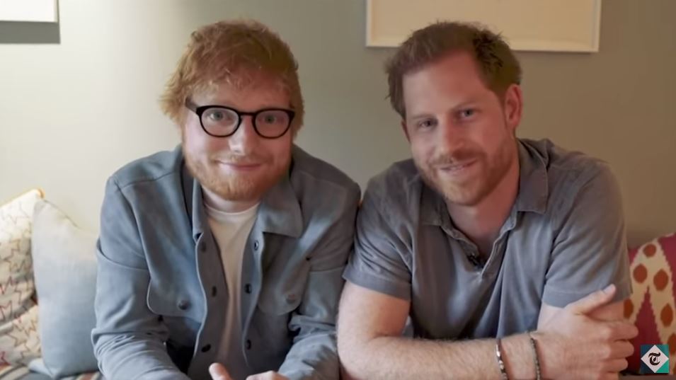 Οι… κοκκινομάληδες πρίγκιπας Χάρι και Ed Sheeran σε ένα φανταστικό «ντουέτο» για την Παγκόσμια Ημέρα Ψυχικής Υγείας