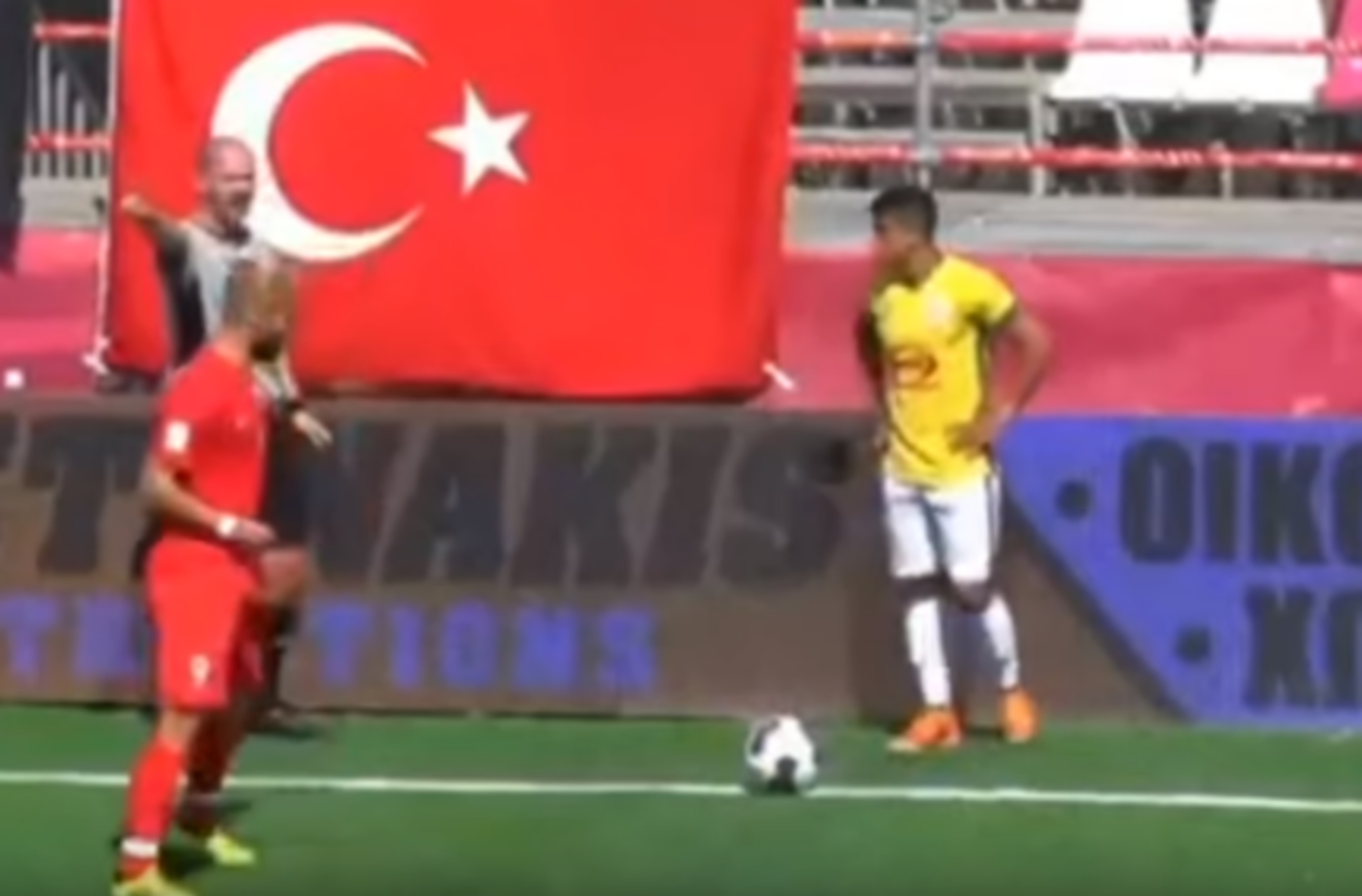 Απίστευτες προκλήσεις από Τούρκο ποδοσφαιριστή στην Κρήτη! “Θα υπάρξει και πάλι θάνατος” [pic]