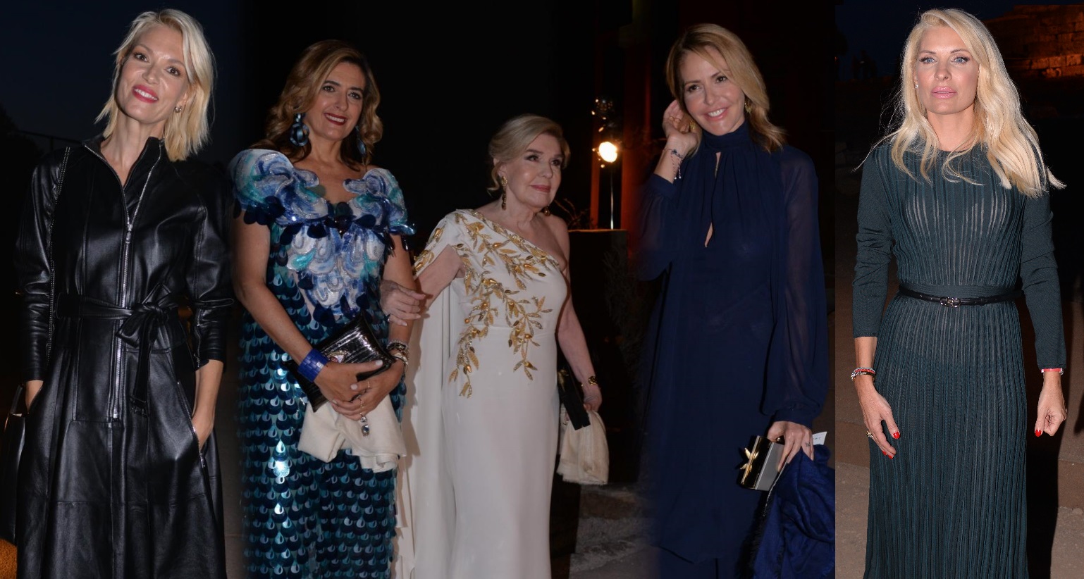 Λαμπερές παρουσίες στο fashion show της Μαίρης Κατράντζου στον Ναό του Ποσειδώνα στο Σούνιο!