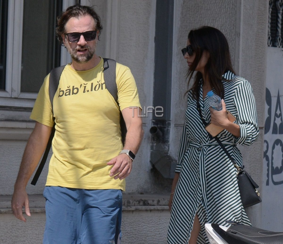 Τόνια Σωτηροπούλου – Κωστής Μαραβέγιας: Ερωτευμένοι στο κέντρο της Αθήνας [pics]