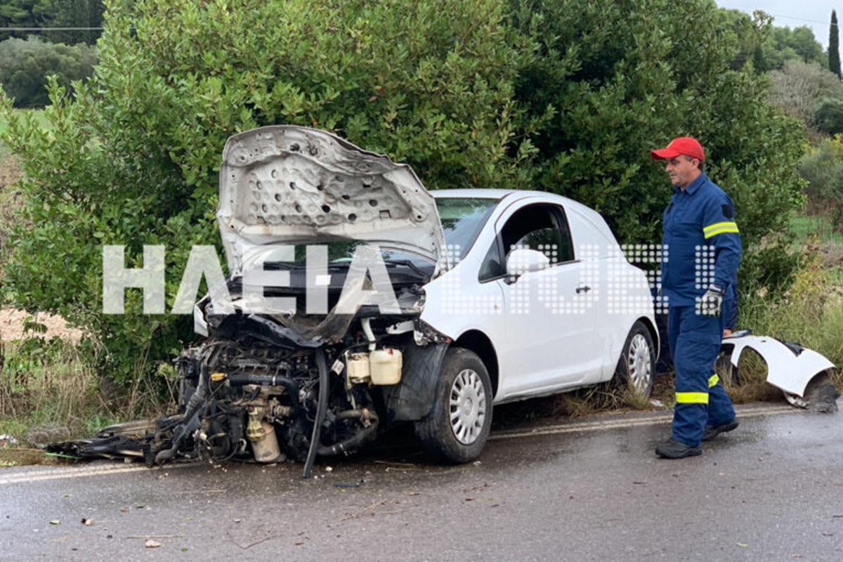 Ένας τραυματίας σε τροχαίο στην Ηλεία [pics]