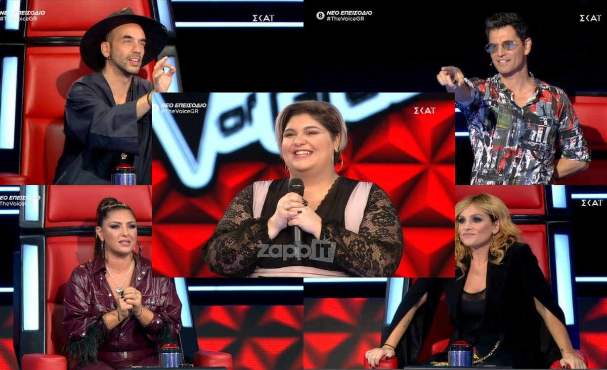 Σάρωσε τα πάντα η 19χρονη Κωνσταντίνα στο Voice! Τέσσερα “ναι” και μάχη μέχρι τέλους από τους coaches…