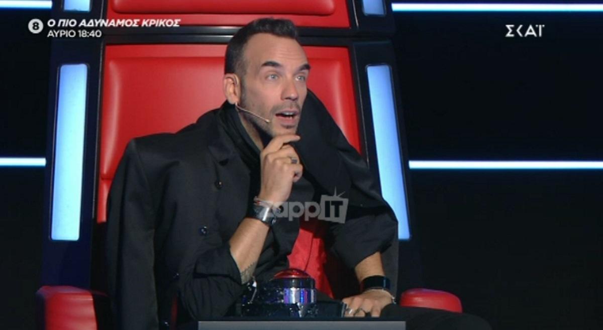 “Κάγκελο” ο Πάνος Μουζουράκης στο Voice! Η παλιά του γνώριμη…