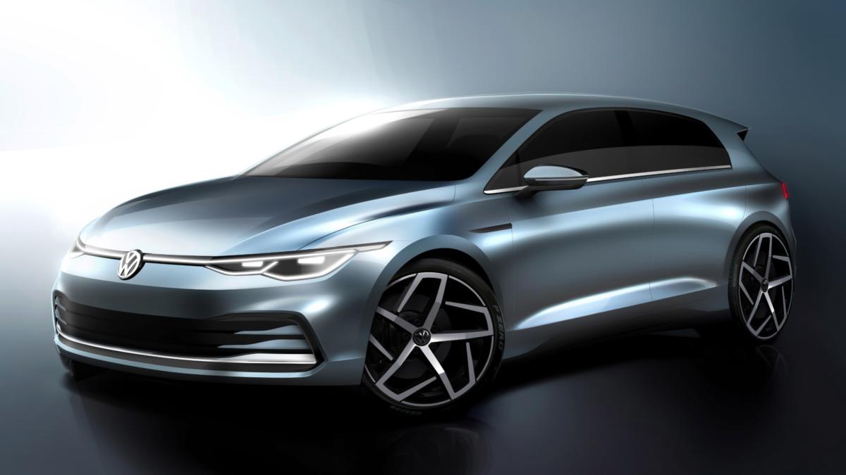 Nέο VW Golf VIII: Η φωτογραφία που αποκαλύπτει τη νέα εμφάνισή του!