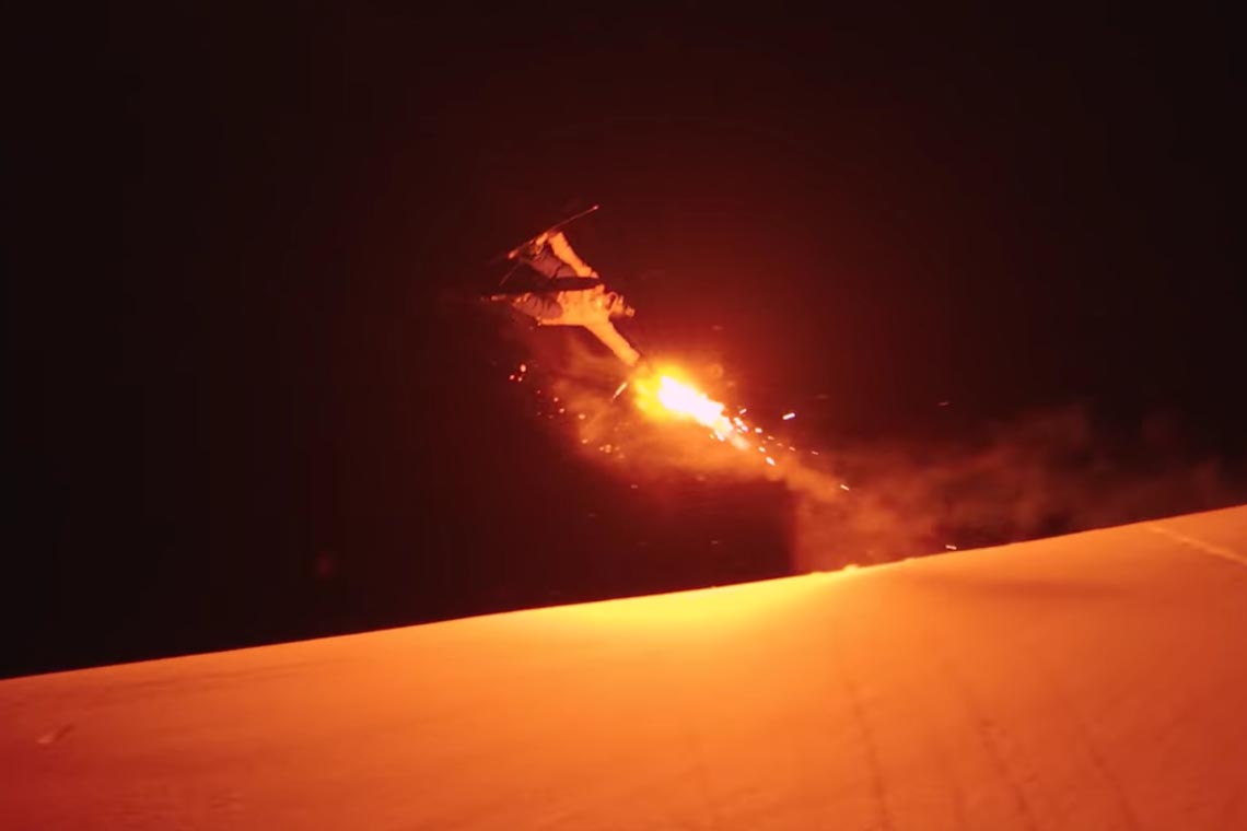 Το καλύτερο βίντεο νυχτερινού σκι που έχουμε δει ποτέ!