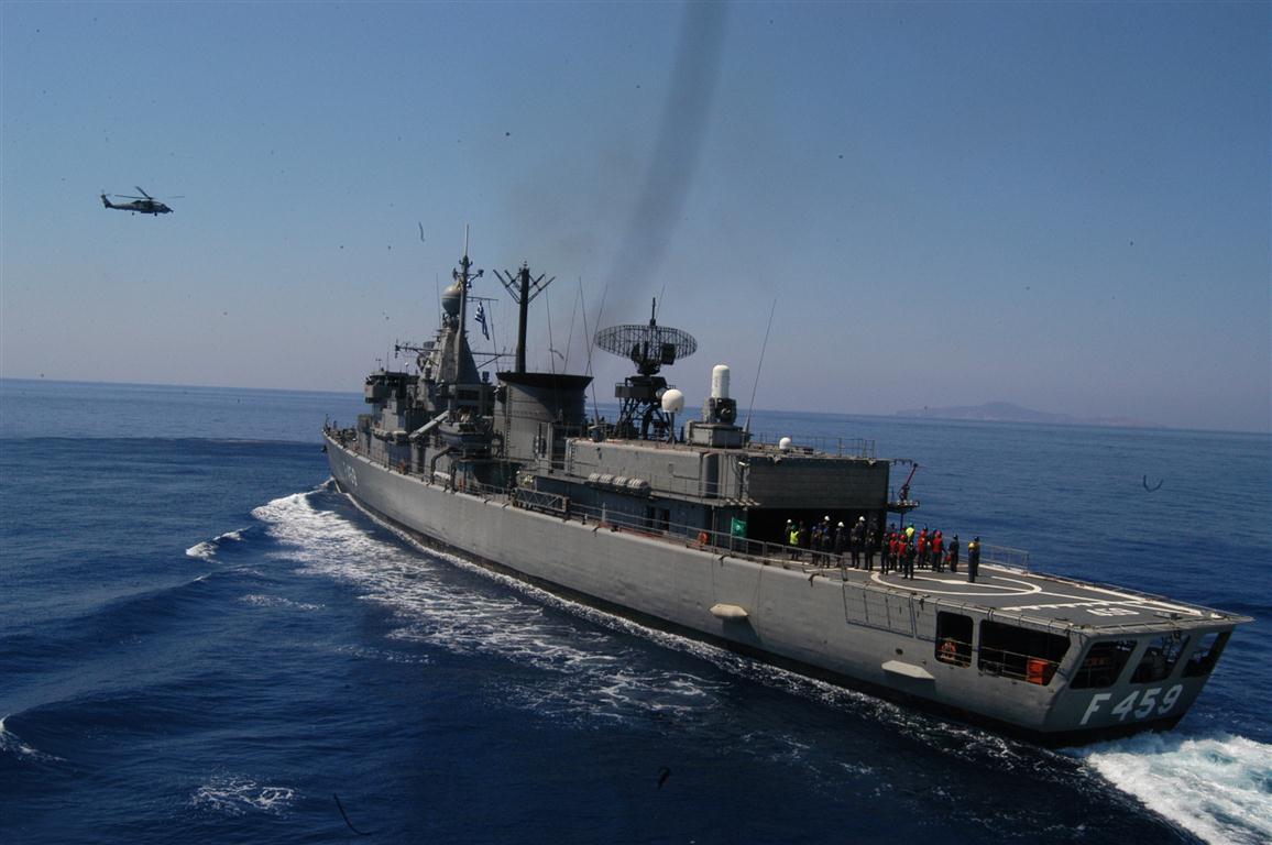 Ελληνική φρεγάτα στις “υπηρεσίες” του τουρκικού ναυτικού! Ο “Αδρίας” συμμετείχε σε τουρκική ναυτική άσκηση [pics]