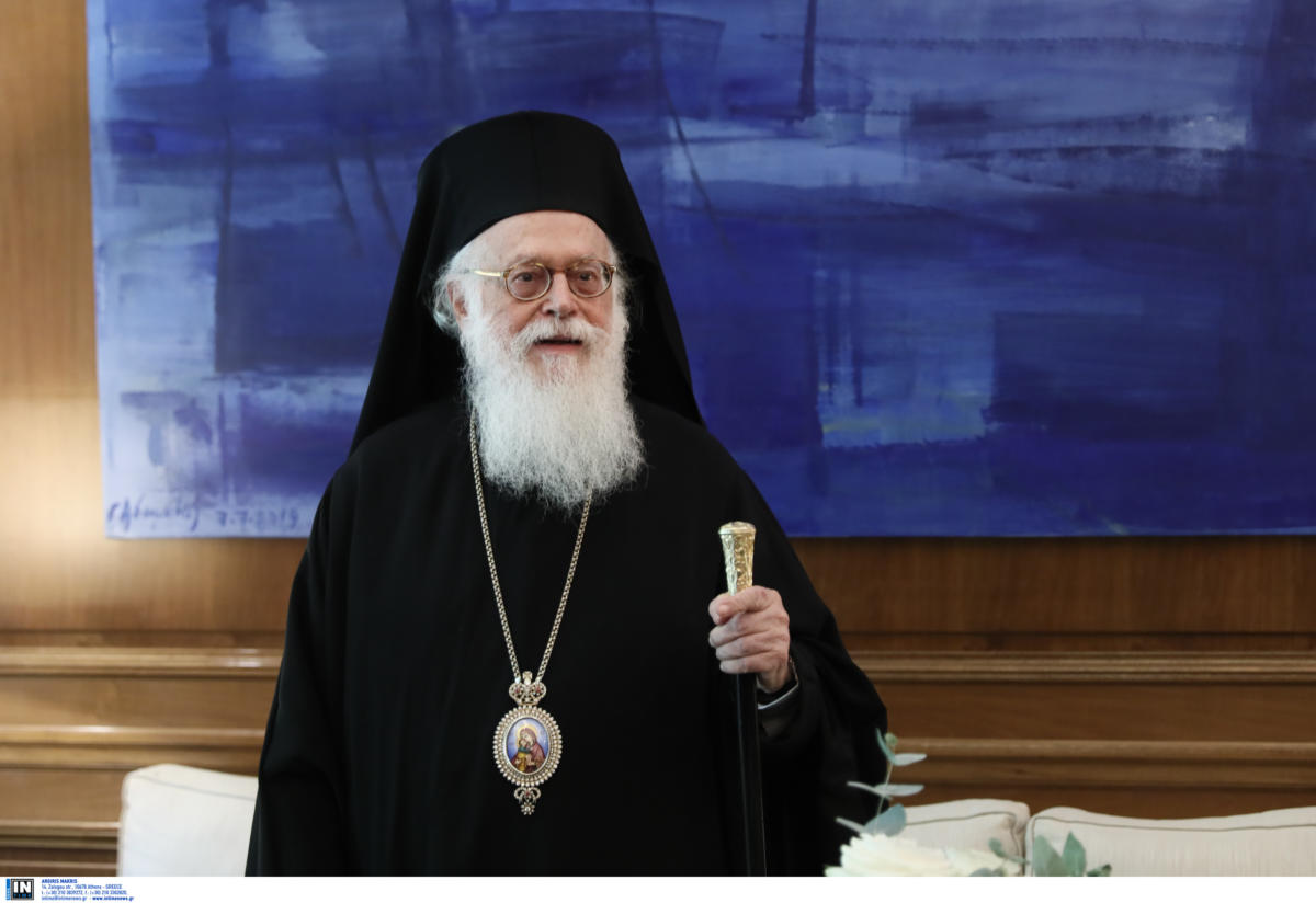 Κατερίνα Σακελλαροπούλου με Αρχιεπίσκοπο Αναστάσιο – «Στήριξη των ορθοδόξων της Αλβανίας»