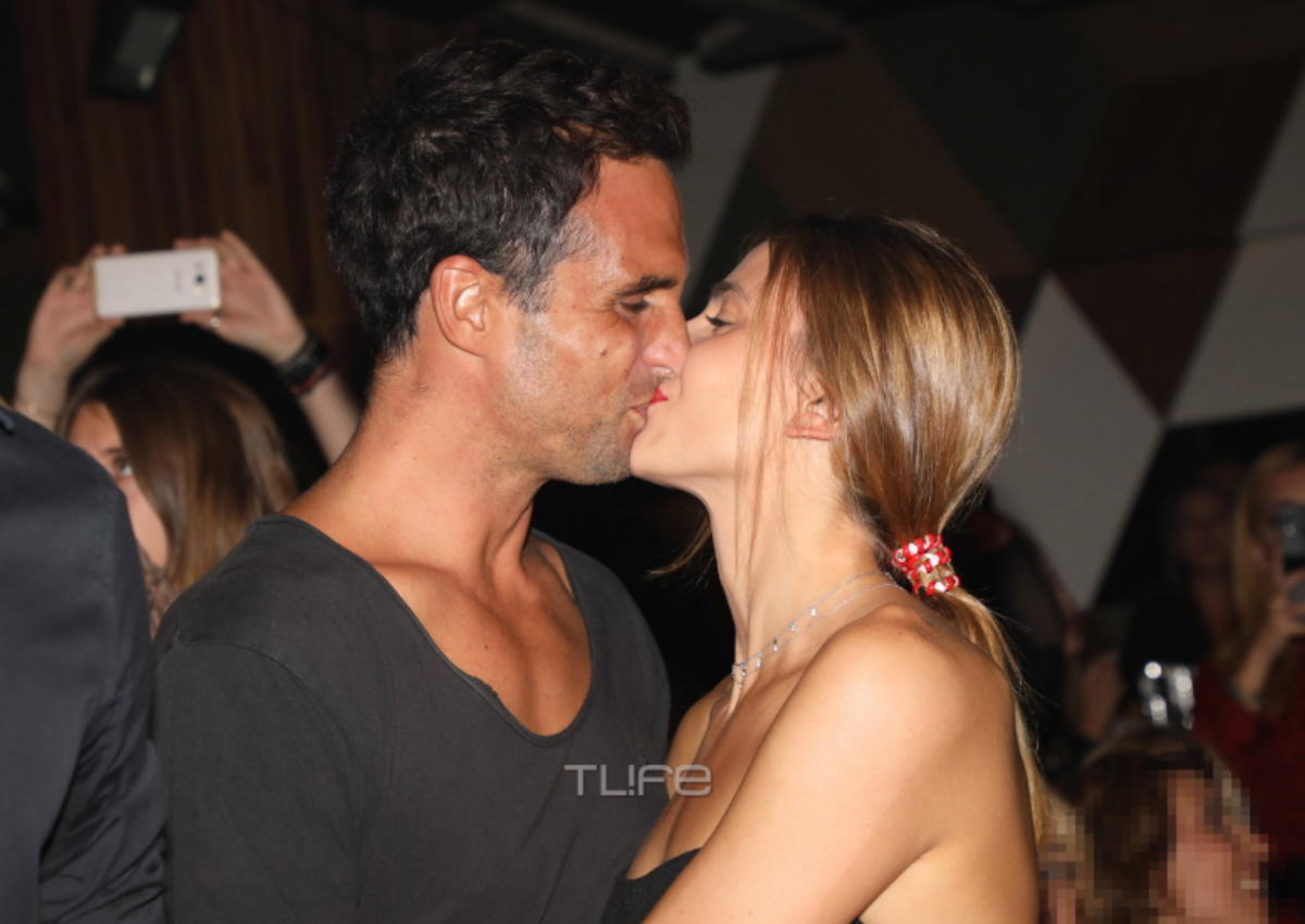 Γιάννης Δρυμωνάκος – Βαρβάρα Κουνέλη: Τα παθιασμένα φιλιά τους μπροστά στον φακό [pics]