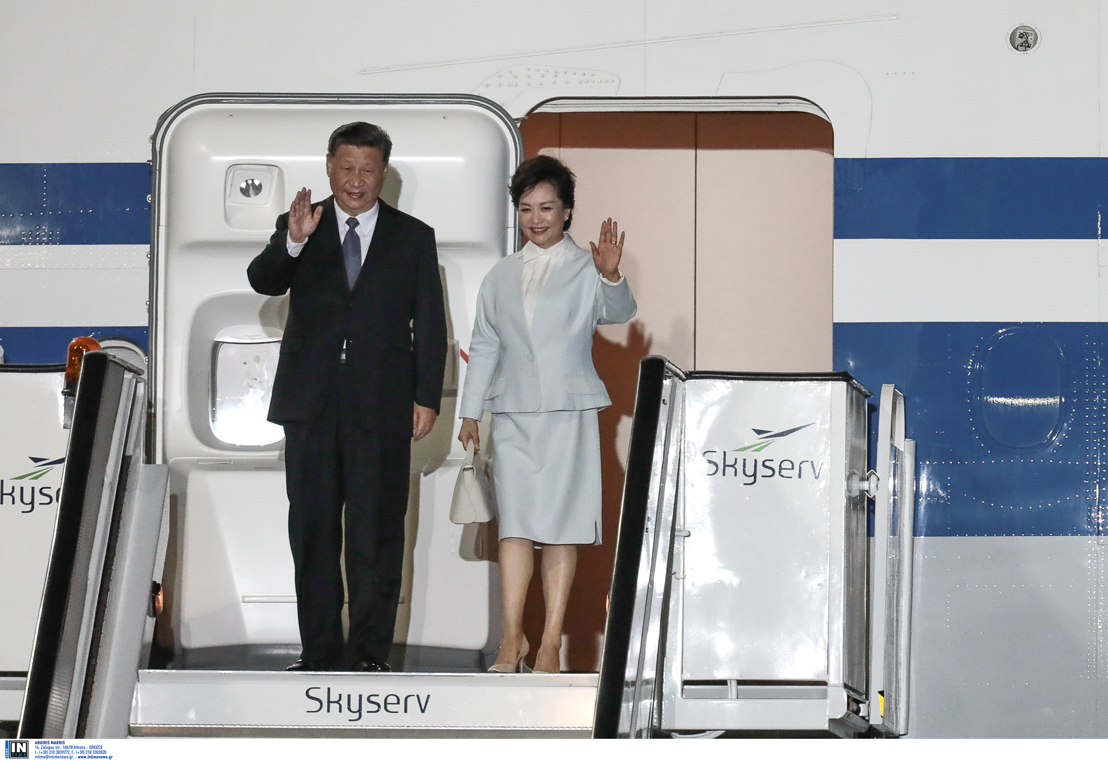 Έφτασε στην Αθήνα ο πρόεδρος της Κίνας Σι Τζινπίνγκ – pic