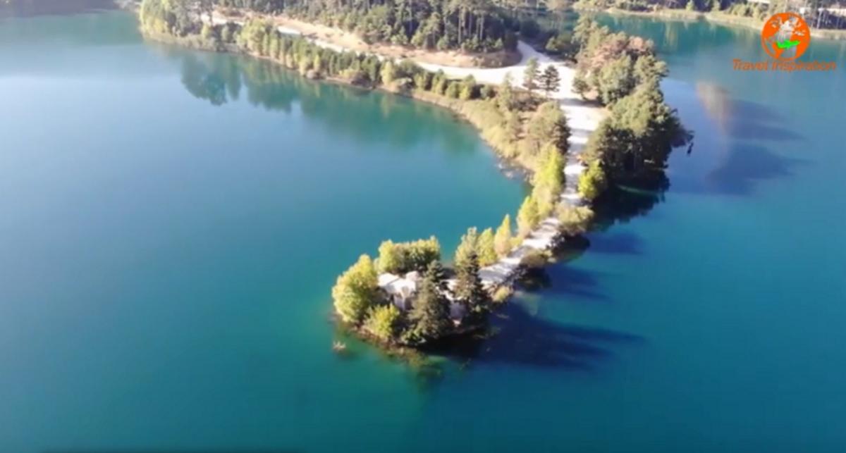 Η λίμνη Δόξα από ψηλά! Video