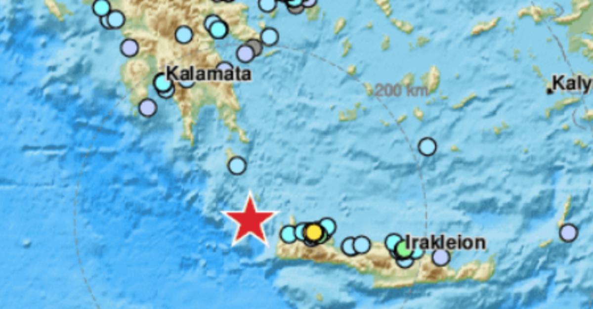 Σεισμός 6,1 ρίχτερ στην Κρήτη