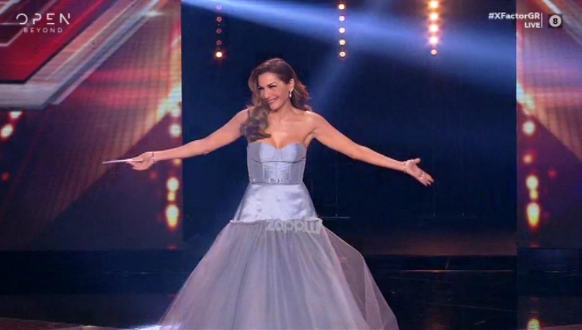 “Κόλαση” η Δέσποινα Βανδή στο X Factor! H λαμπερή τουαλέτα που “άναψε” φωτιές