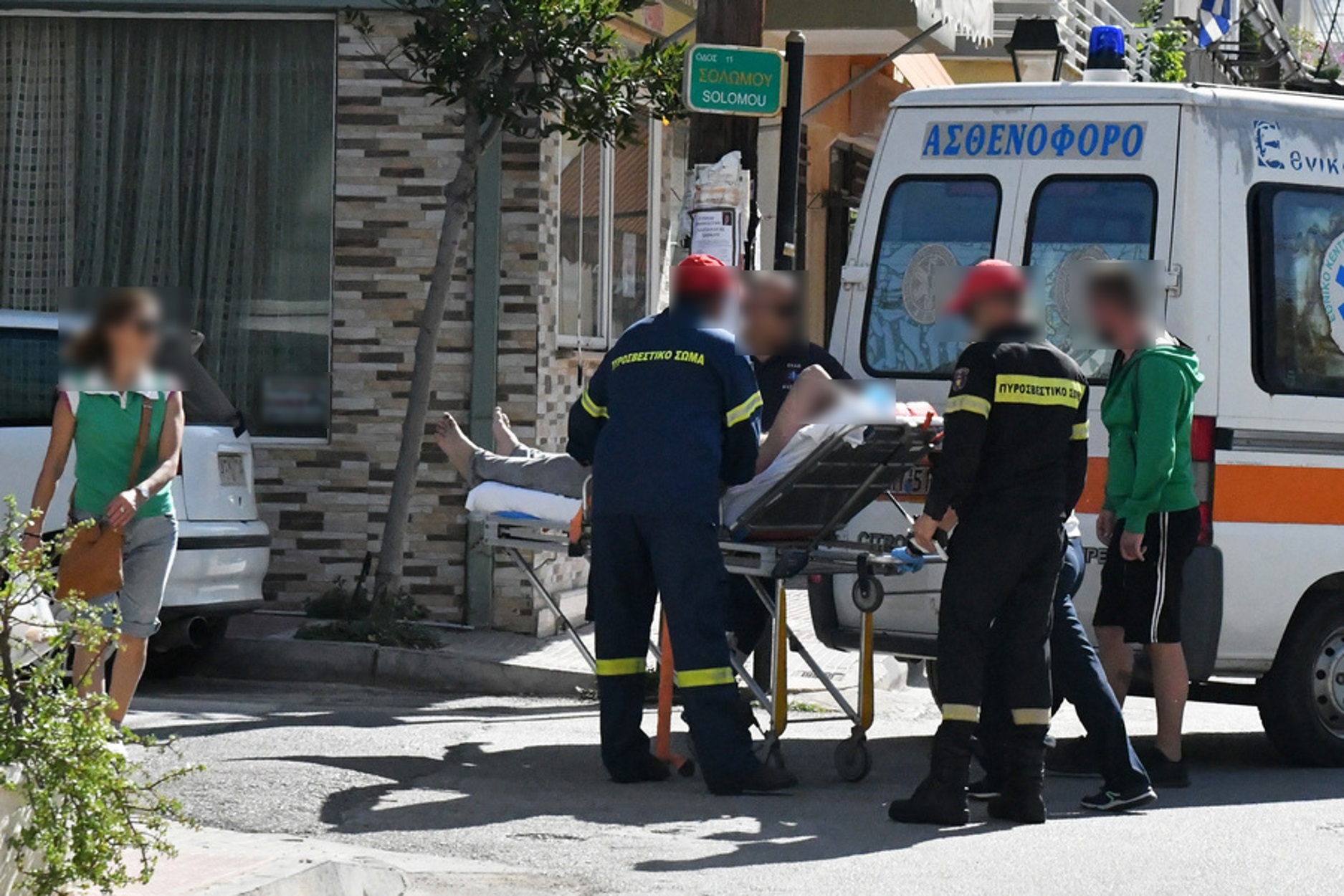 Ηράκλειο: Συναγερμός για πτώση άνδρα από ξενοδοχείο