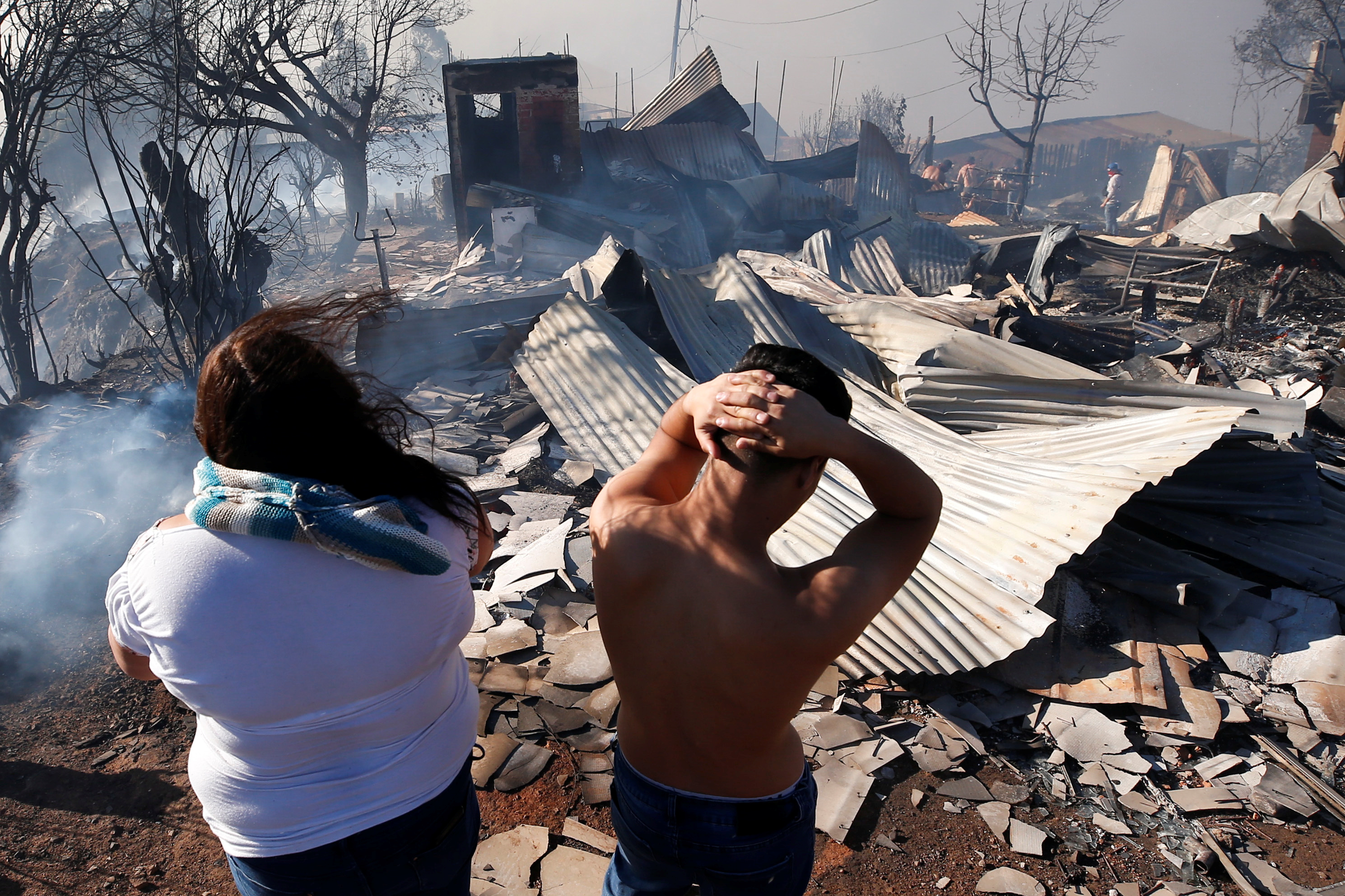 Καταστροφή στη Χιλή: Στάχτη 245 σπίτια από τη φωτιά στο Βαλπαραΐσο