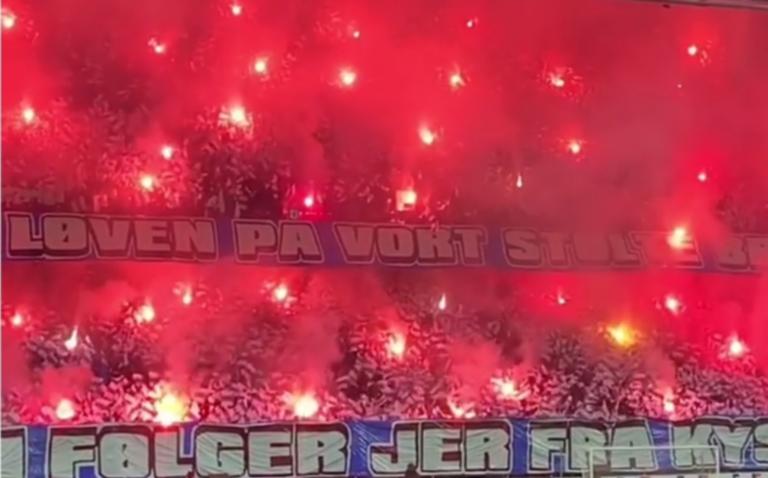 Europa League: Φοβερή ατμόσφαιρα από τους οπαδούς της Κοπεγχάγης των… Ελλήνων! (video)