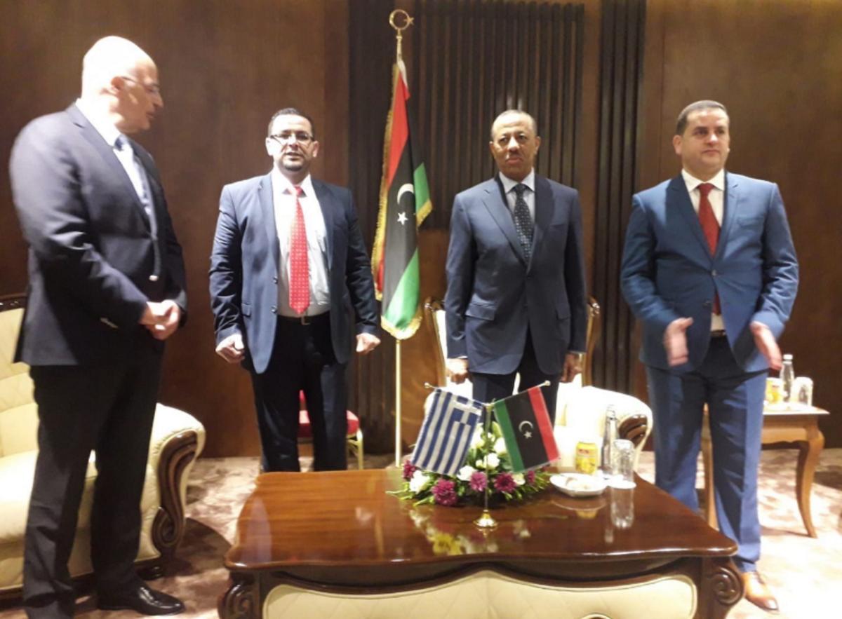 Λιβύη: Ενόχληση από την Τρίπολη για τη συνάντηση Δένδια με Χάφταρ!