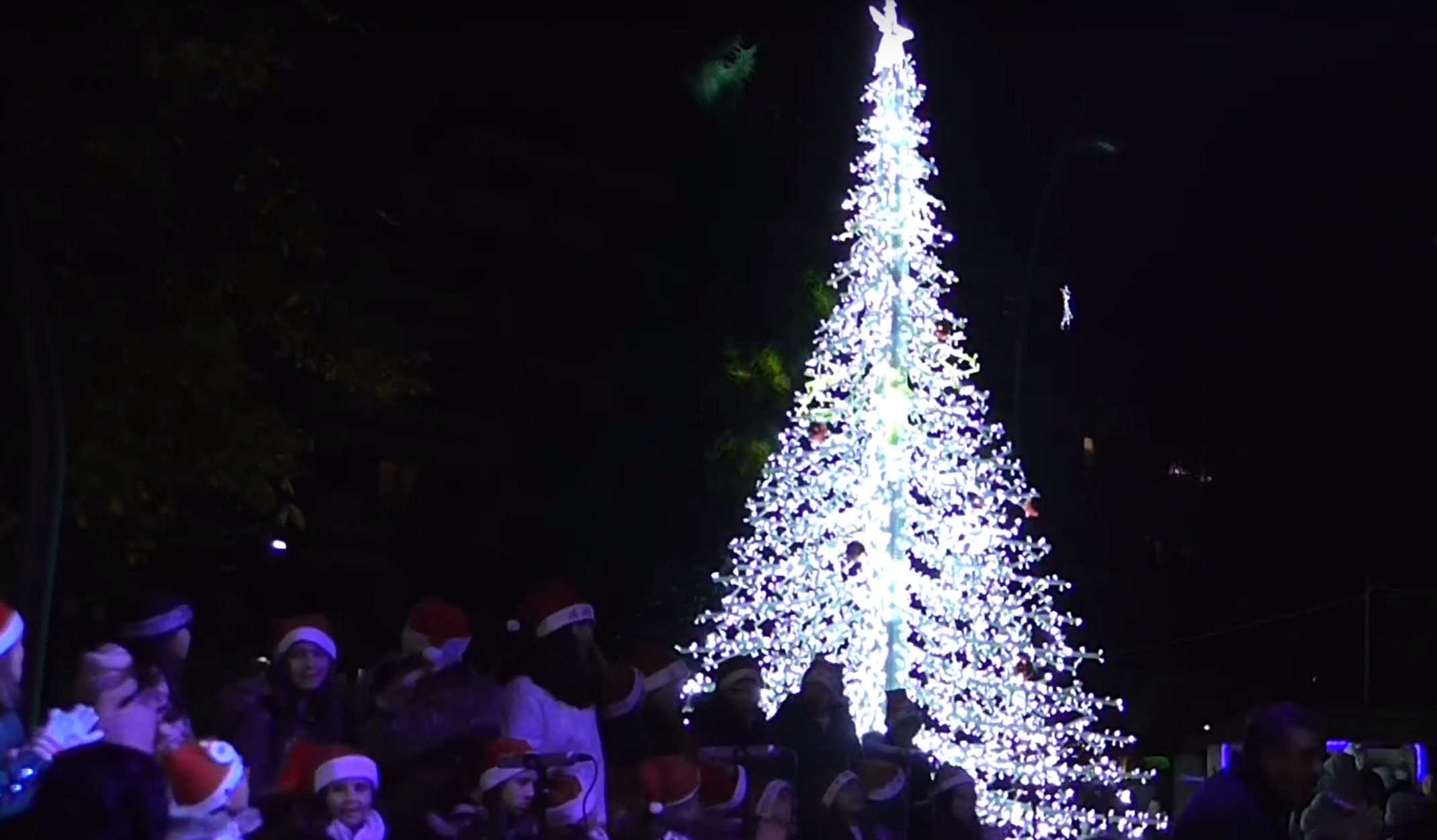 Άναψε το Χριστουγεννιάτικο δέντρο στα Γρεβενά! video