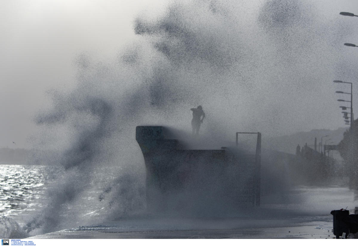 Καιρός – meteo: Θυελλώδεις άνεμοι σε όλη τη χώρα – Έφτασαν τα 143 χλμ στην Κάρυστο