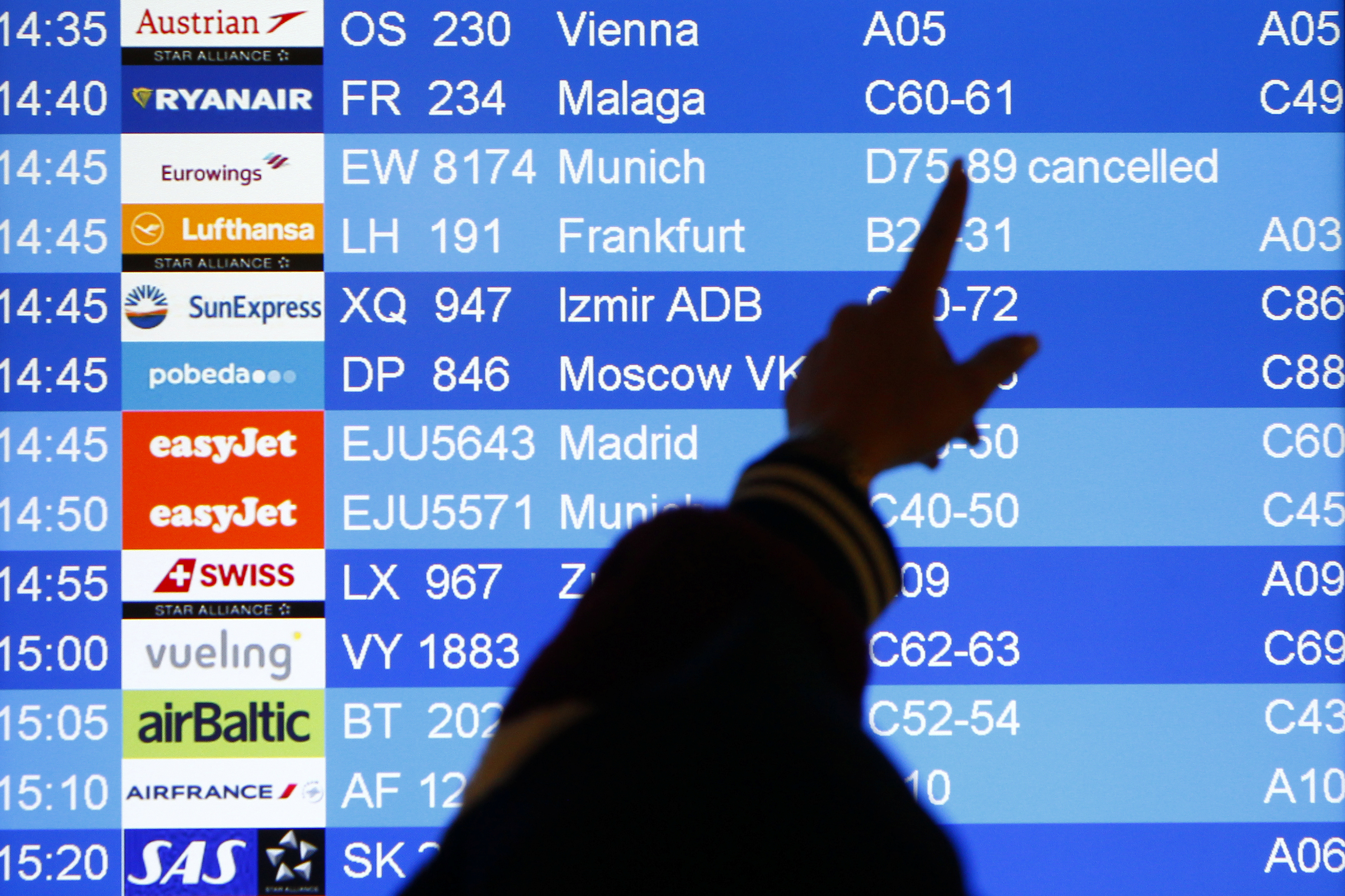 Περίπου 180 πτήσεις ακυρώθηκαν λόγω της απεργίας της Germanwings