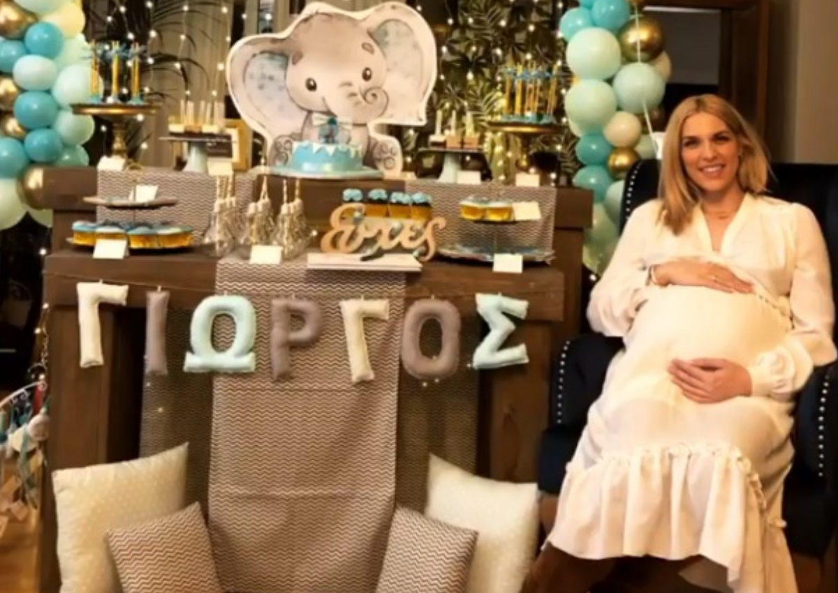 Μαντώ Γαστεράτου: Δείτε φωτογραφίες από το εντυπωσιακό baby shower που έκανε λίγο πριν γεννήσει! [pics]