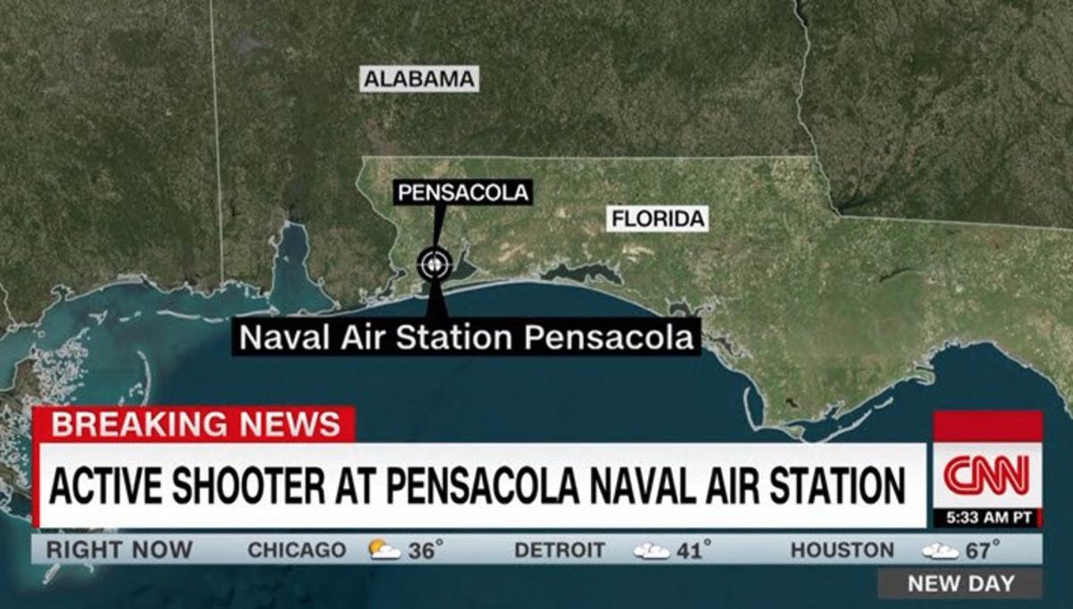 Συναγερμός! Πυροβολισμοί σε ναυτική βάση στην Φλόριντα