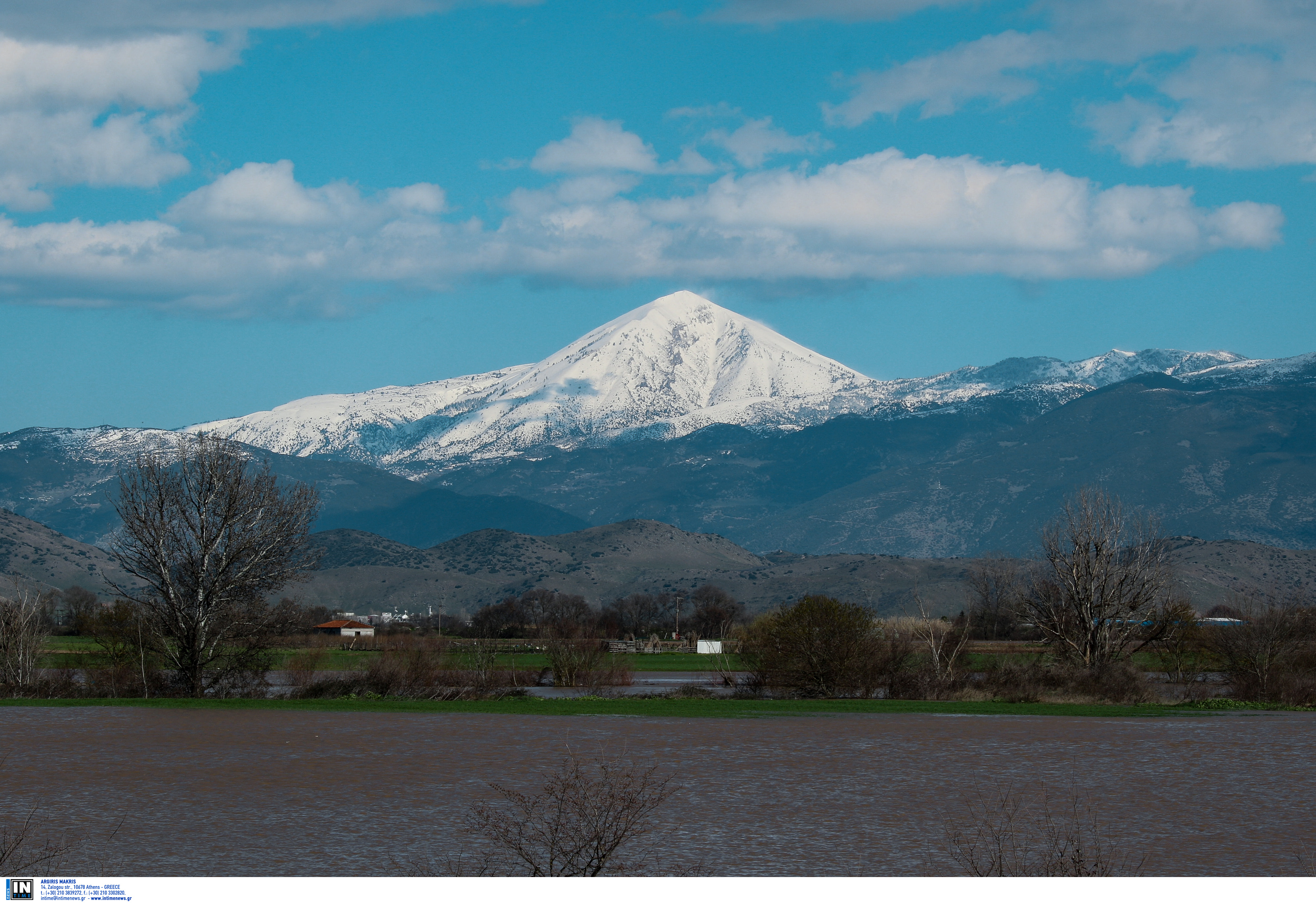 Τρίκαλα: Ανεβαίνει επικίνδυνα η στάθμη του Πηνειού! Χιόνια και πτώσεις βράχων στα ορεινά