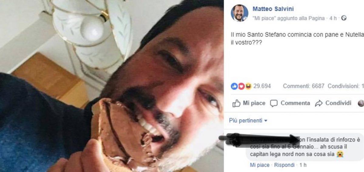 Ξενοφοβικός και με τη Nutella! Ο Σαλβίνι την έκοψε γιατί έχει τούρκικα φουντούκια!