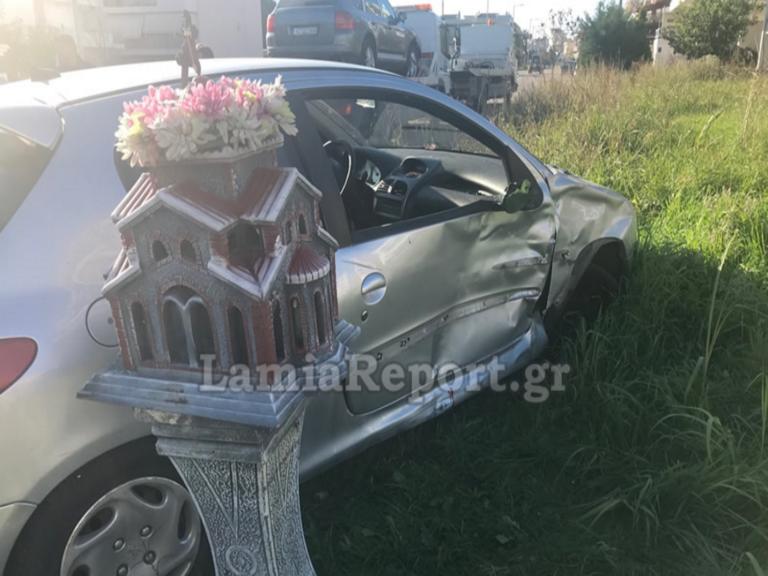 Λαμία: Τροχαίο με δύο τραυματίες σε διασταύρωση “καρμανιόλα”! pics