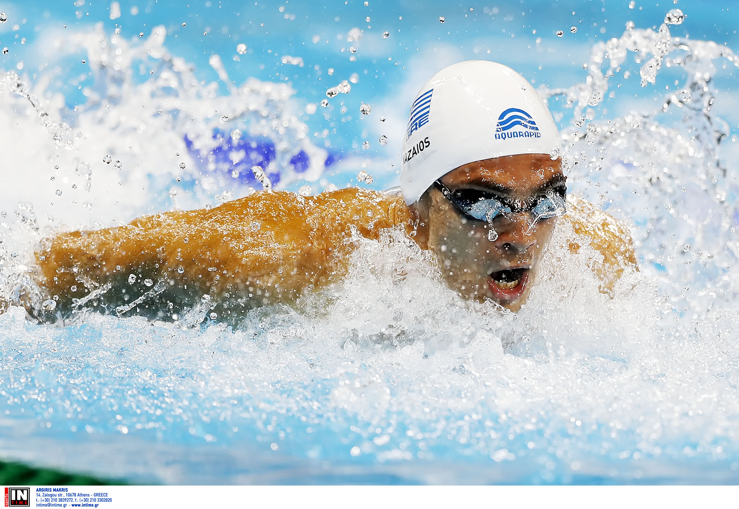 Μεσογειακοί αγώνες: Χρυσό μετάλλιο για τον Ανδρέα Βαζαίο στα 200 μέτρα μικτή κολύμβηση