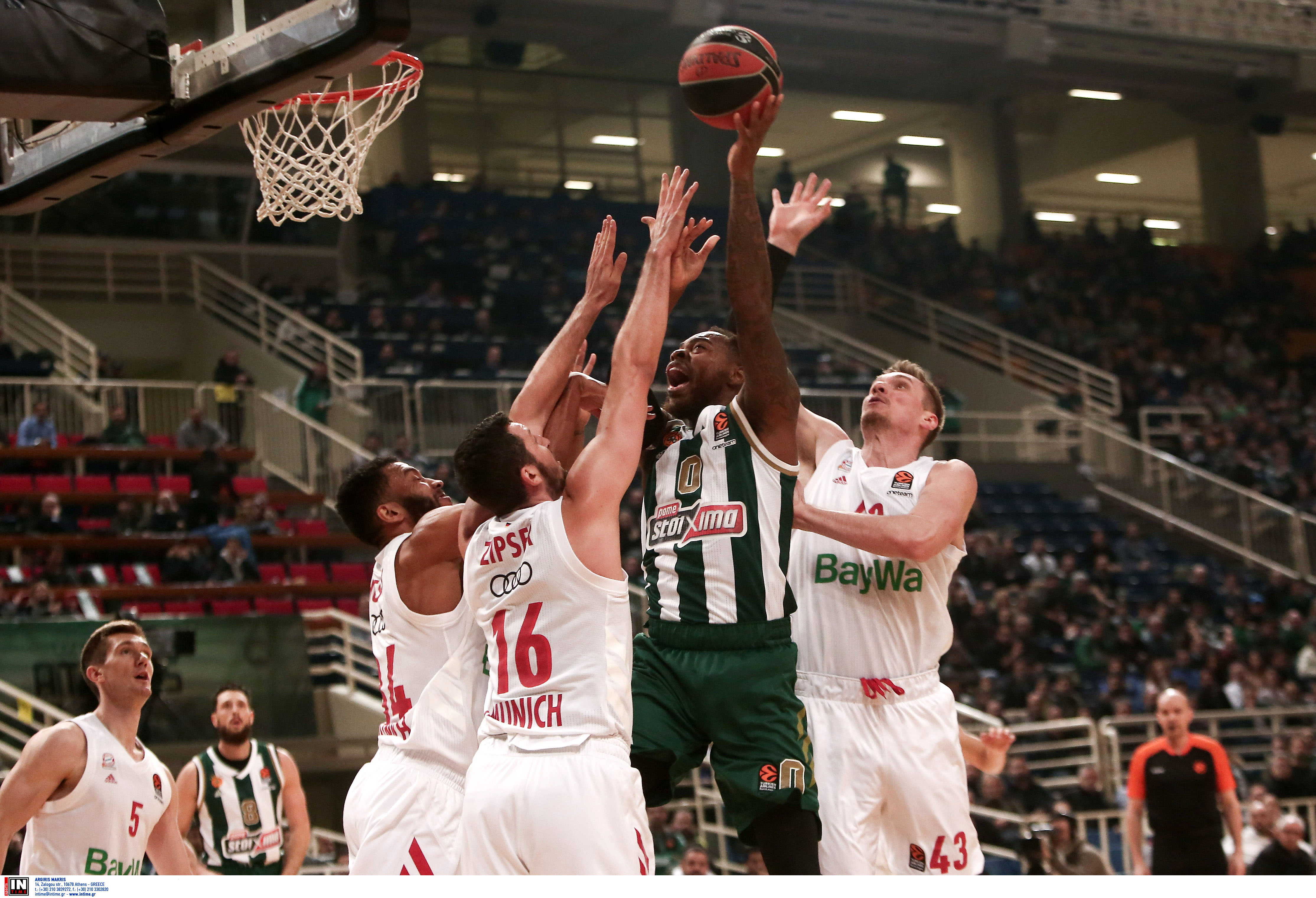 Παναθηναϊκός – Μπάγερν 96-83 ΤΕΛΙΚΟ: Έπαιξε με τη “φωτιά” αλλά δεν κάηκε το “τριφύλλι”!