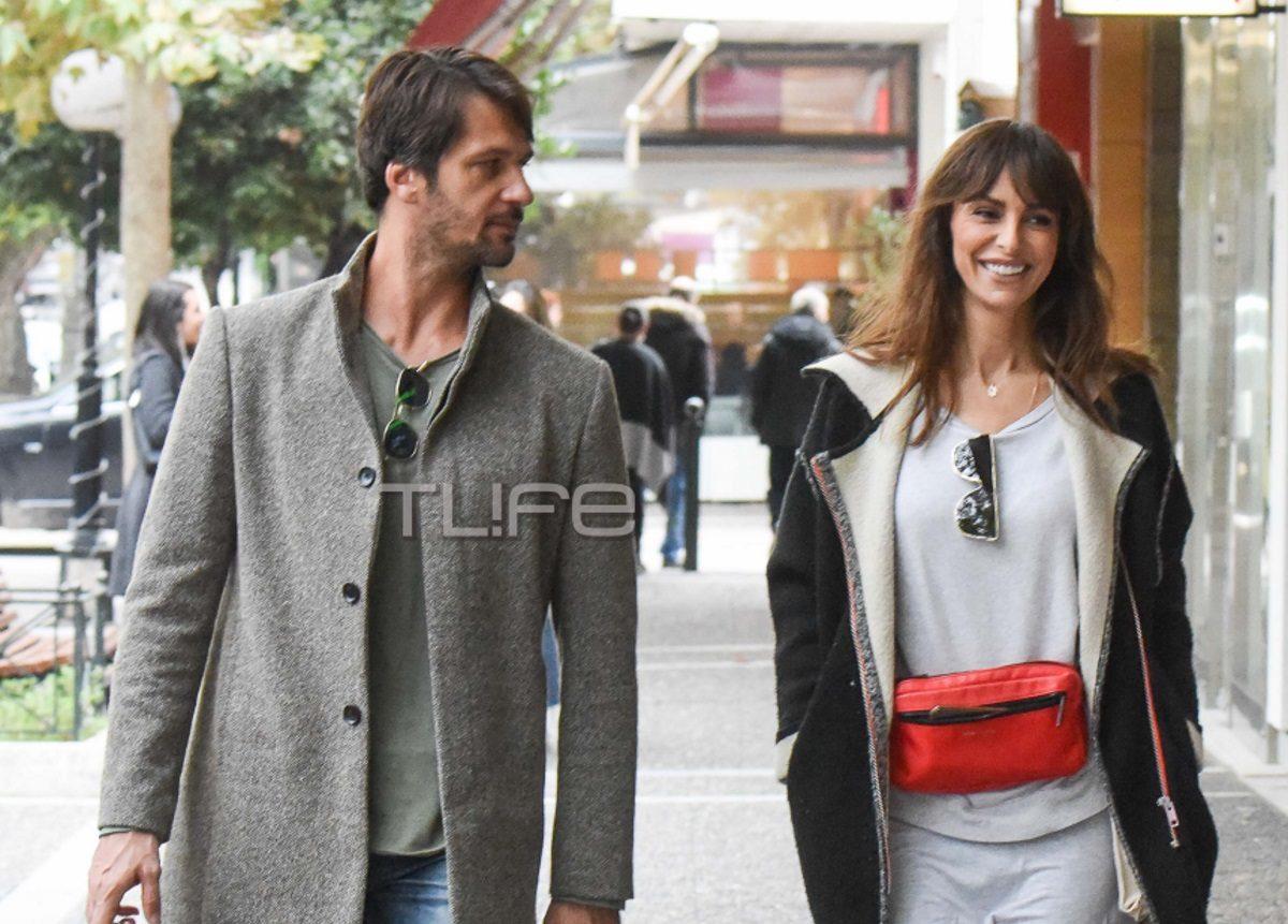 Μπέττυ Μαγγίρα – Δημήτρης Μάζης: Bόλτα για αγορές στα βόρεια προάστια [pics]