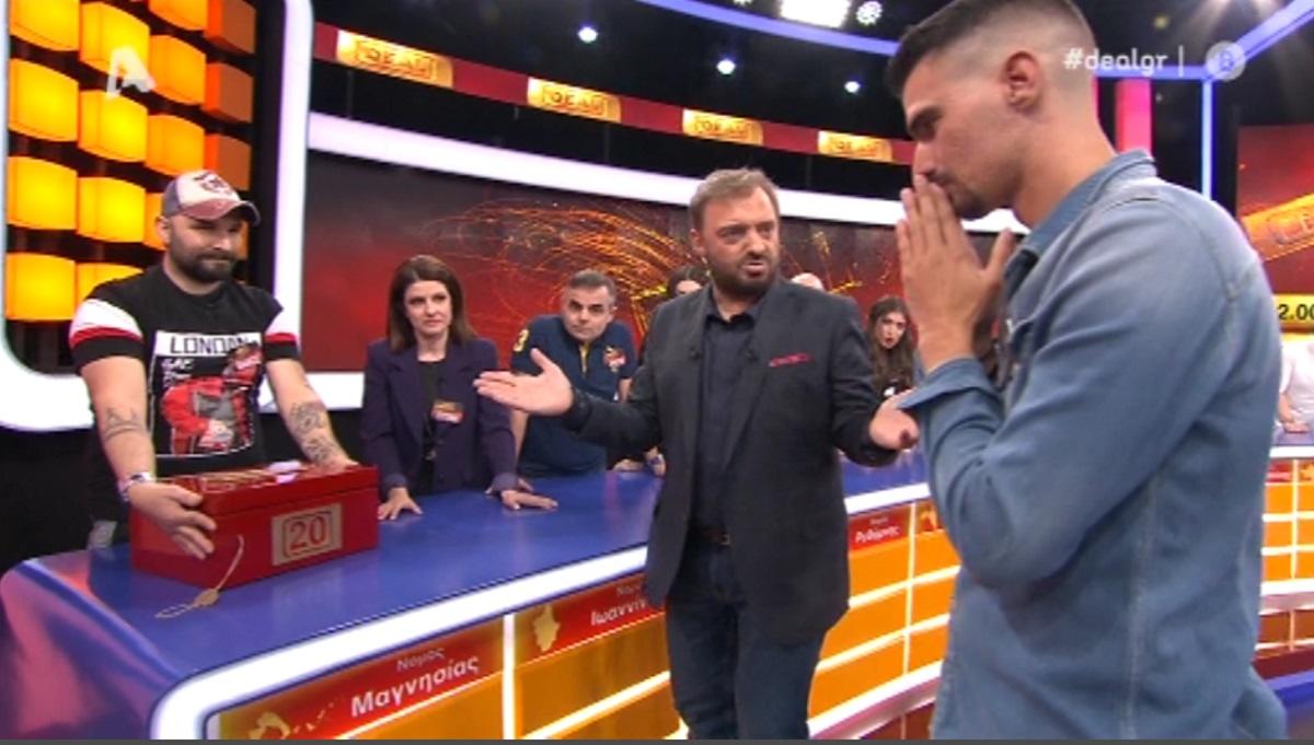 Απίθανο σκηνικό στο Deal! Η κίνηση του παίκτη δεν άρεσε καθόλου στη σύντροφό του