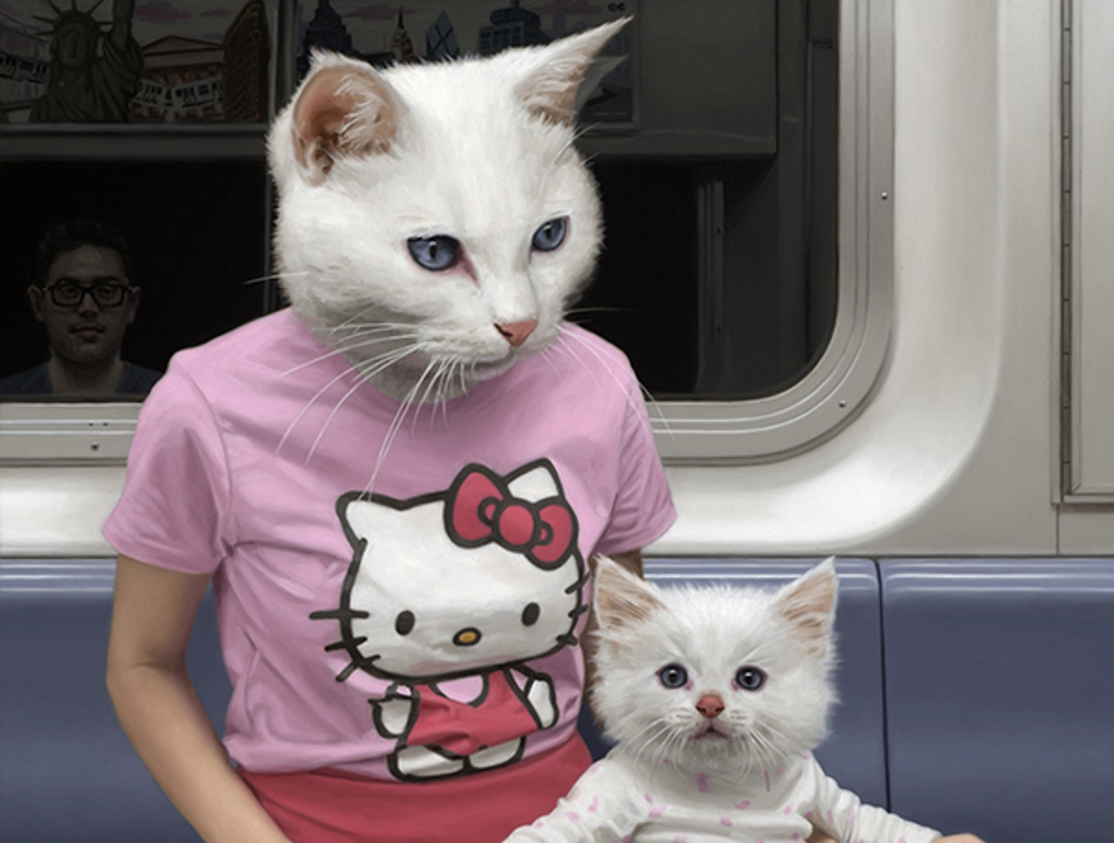 Το μετρό της Νέας Υόρκης γέμισε με… ανθρωπόμορφα ζώα! [Pics]