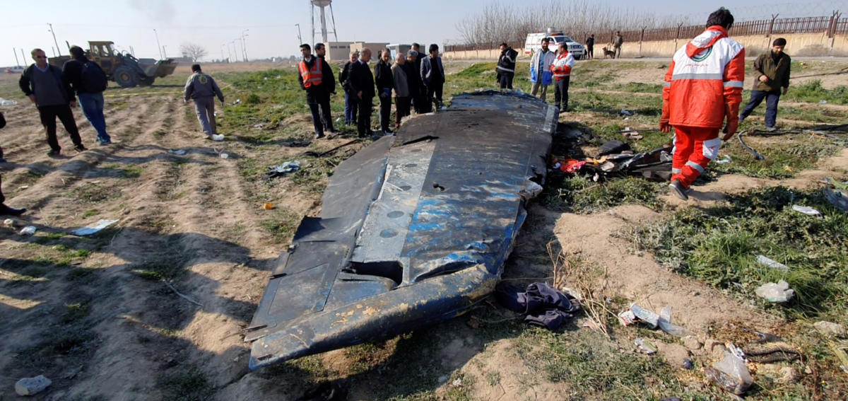 Ιράν - αεροπορική τραγωδία