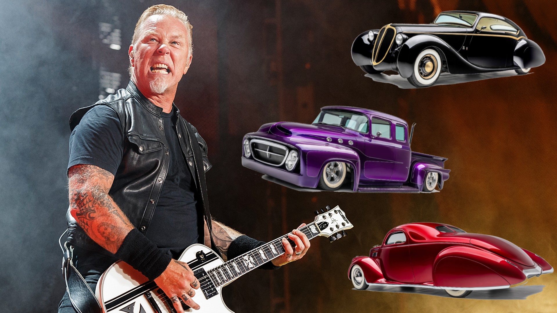 Ο τραγουδιστής των Metallica έχει την πιο περίεργη συλλογή αυτοκινήτων! [pics]