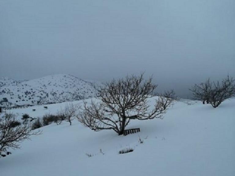 Κρήτη: Στα λευκά ο Κρουσώνας [Pics]