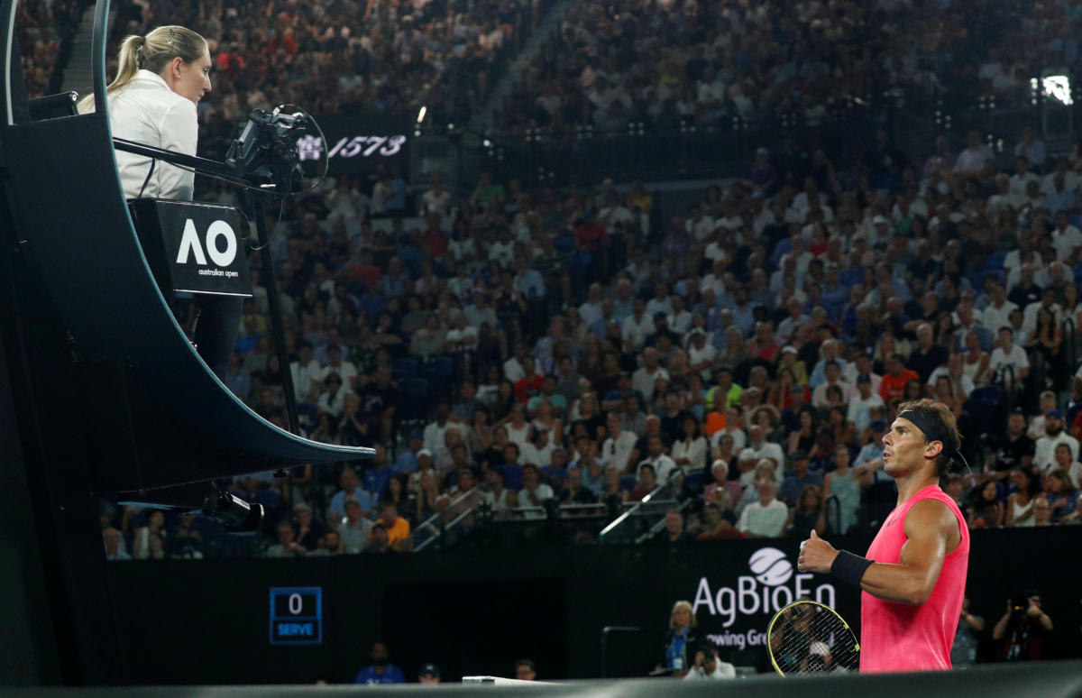 Australian Open: Έξαλλος ο Ναδάλ! “Επιτέθηκε” στη διαιτητή (video)