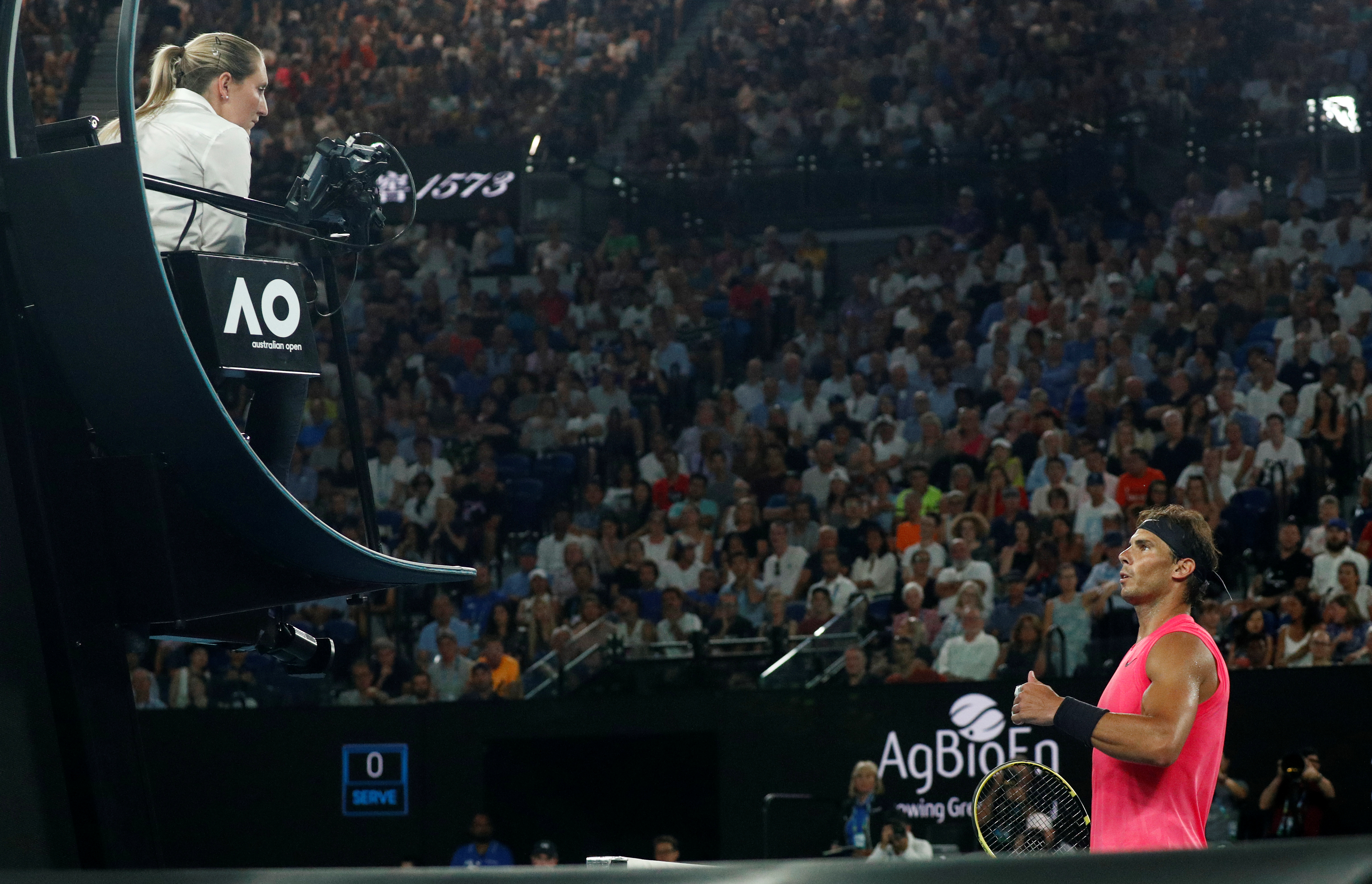 Australian Open: Έξαλλος ο Ναδάλ! “Επιτέθηκε” στη διαιτητή (video)
