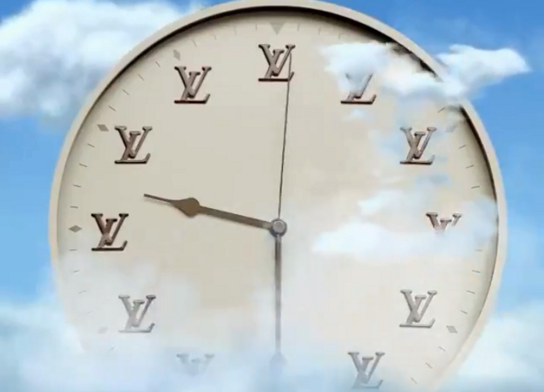 Ένα ρολόι που δείχνει αντίστροφα τον χρόνο, από τον Virgil Abloh