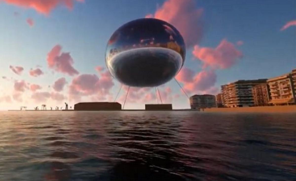 Θεσσαλονίκη: Αυτό είναι το σχέδιο για μία τεράστια σφαίρα πάνω από τον Θερμαϊκό που θα φωτίζει την πόλη [video]
