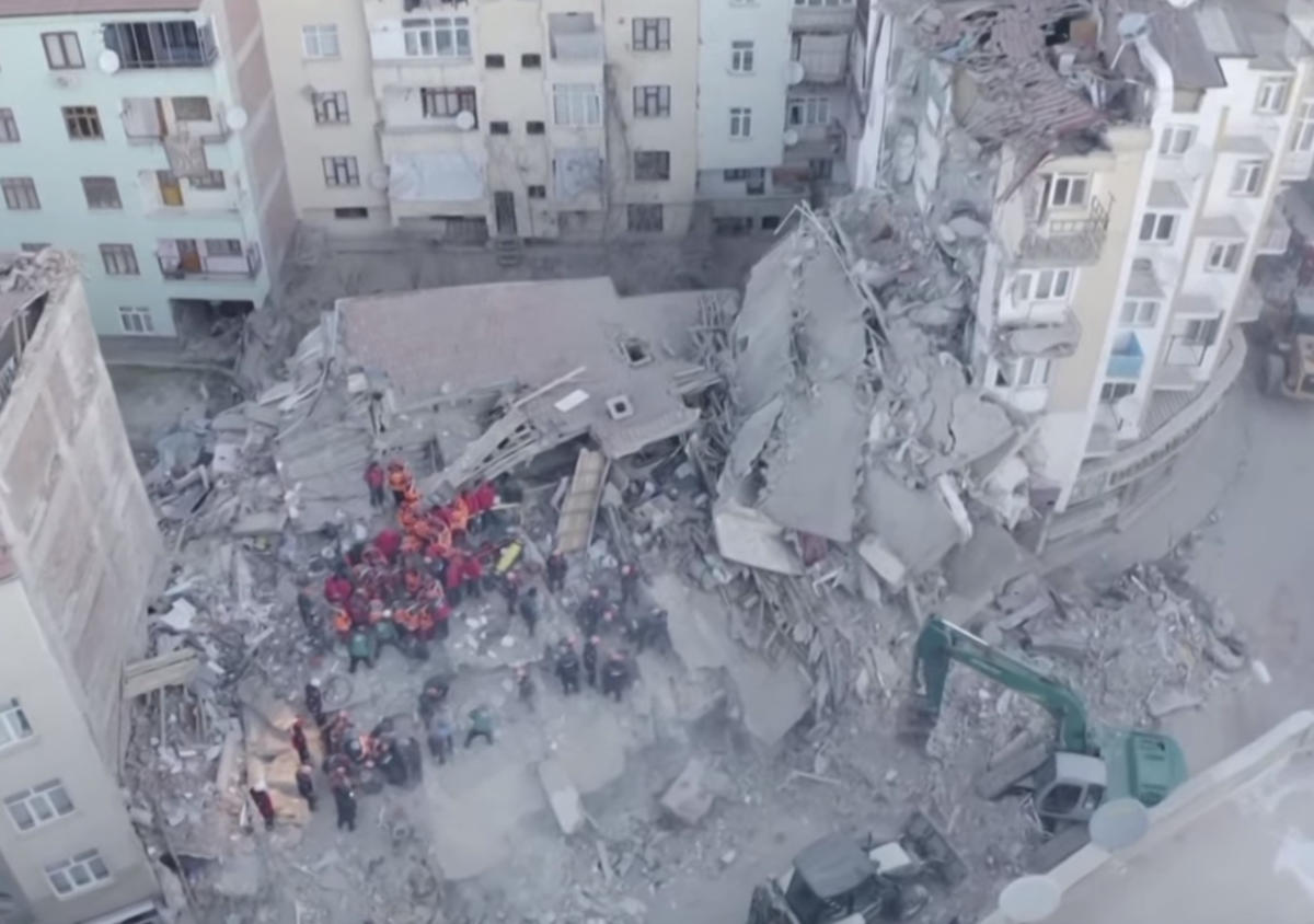 Σεισμός στην Τουρκία: Συγκλονιστικές εικόνες απόλυτης καταστρoφής από drone!