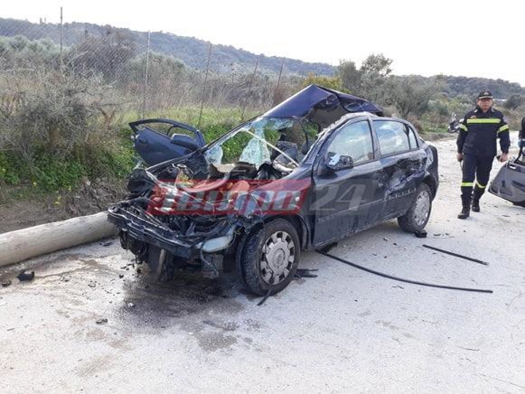 Πάτρα: Φρικτό τροχαίο με δύο νεκρούς και δύο τραυματίες