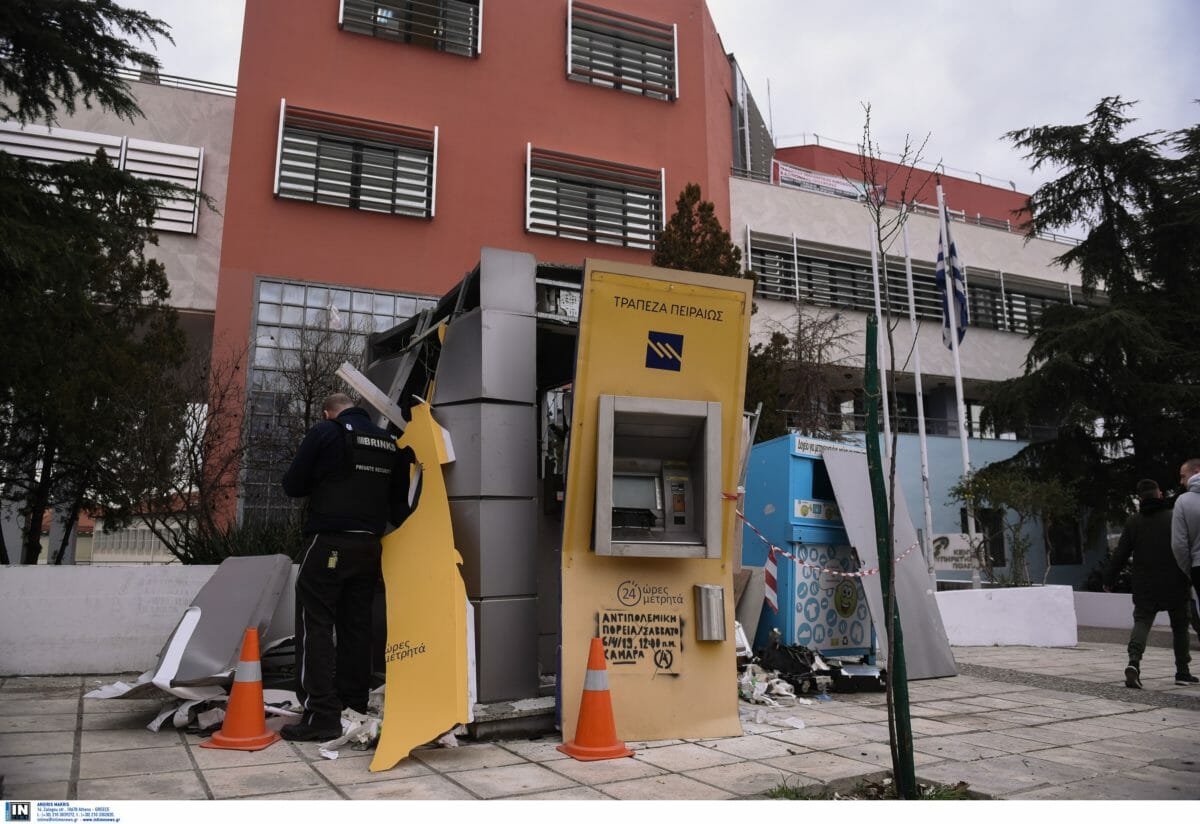 Ανατίναξαν κι άλλο ΑΤΜ στη Θεσσαλονίκη και άρπαξαν τα χρήματα