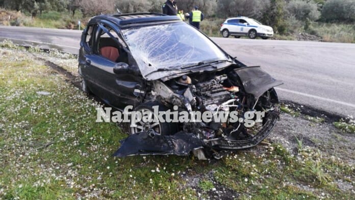 Ναύπακτος: Εκσφενδονίστηκε μετά από τρομακτικό τροχαίο! video