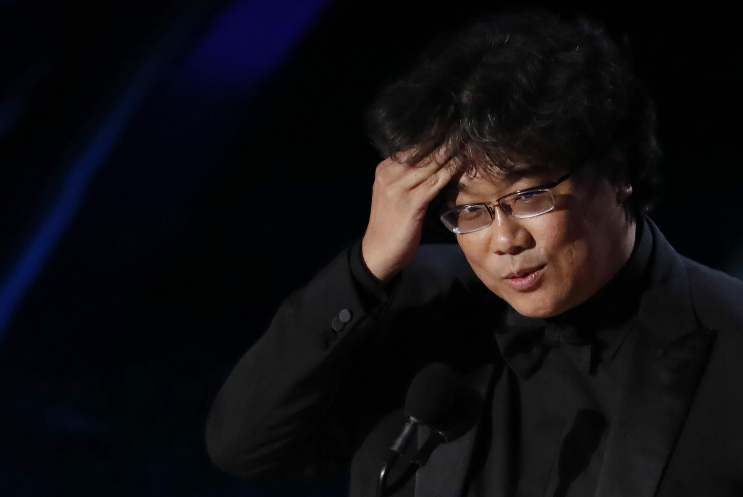 Bong Joon Ho wins the Oscar for Best Director for "Parasite" at the 92nd Academy Awards in Hollywood, Los Angeles, California, U.S., February 9, 2020. REUTERS