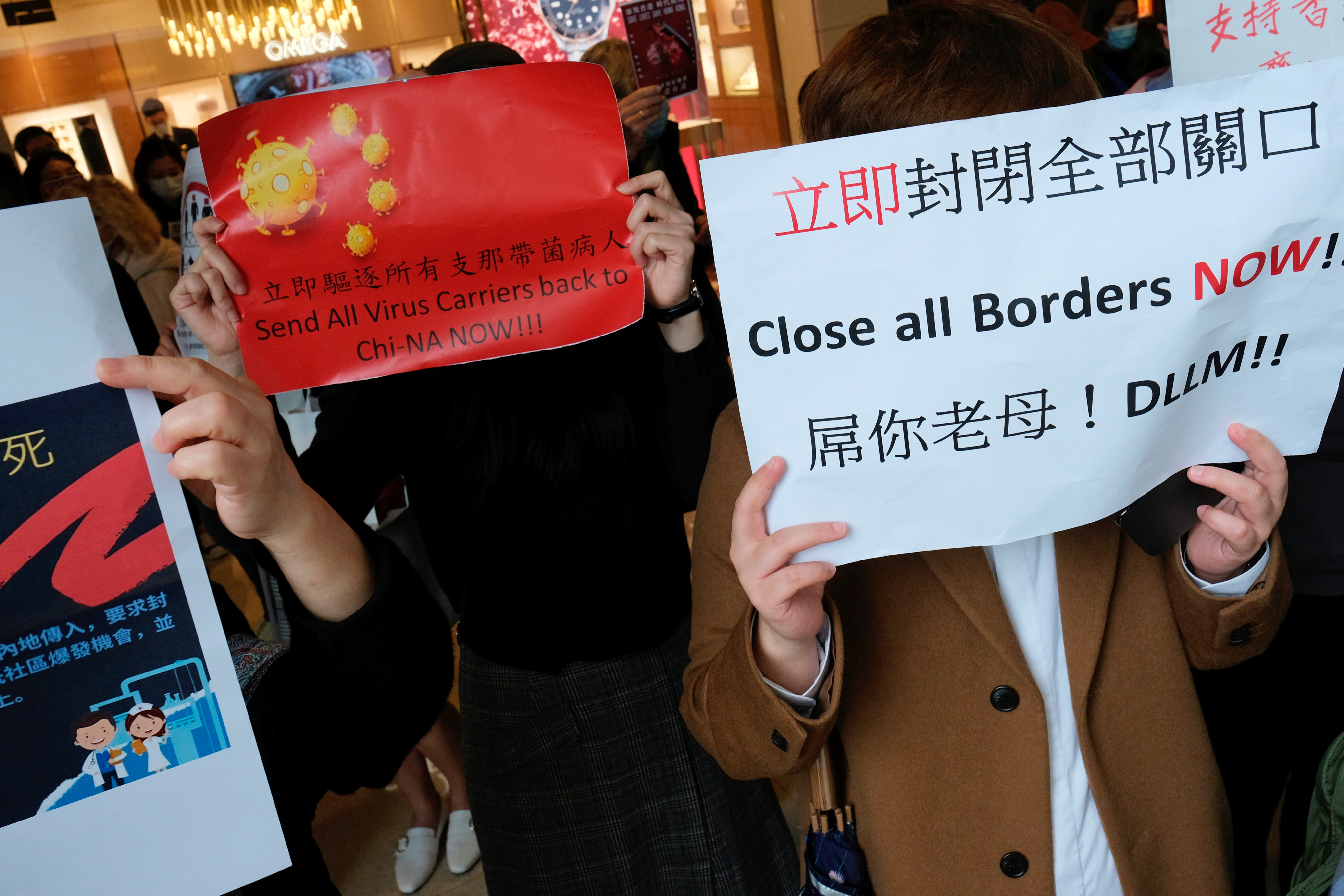 Κοροναϊός: Απεργία στο Χονγκ Κογνγκ για κλειστά σύνορα με την Κίνα