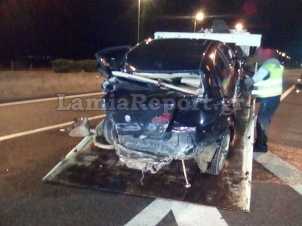 Τροχαίο Αθηνών – Λαμίας: Σύγκρουση αυτοκινήτων στην εθνική οδό! Αυτοψία στο σημείο (Φωτό)